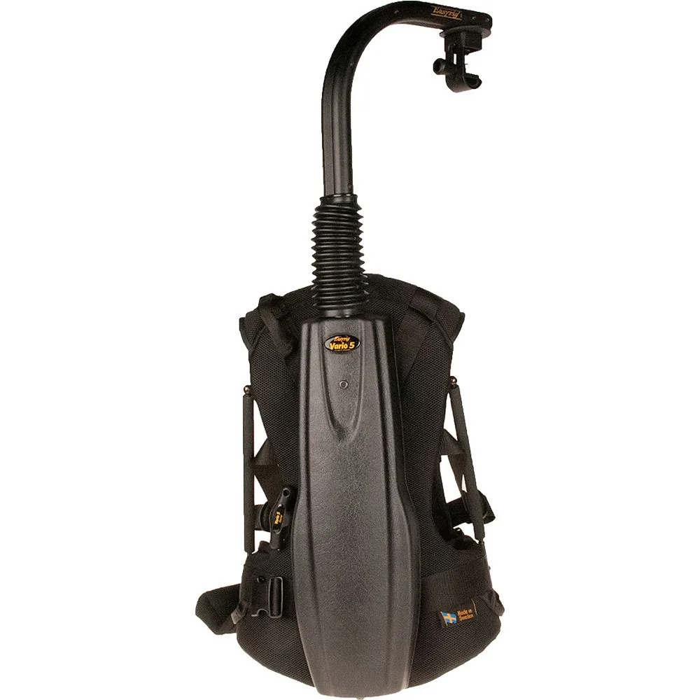 Easyrig Vario 5 support with standard arm and Cinema 3 vest